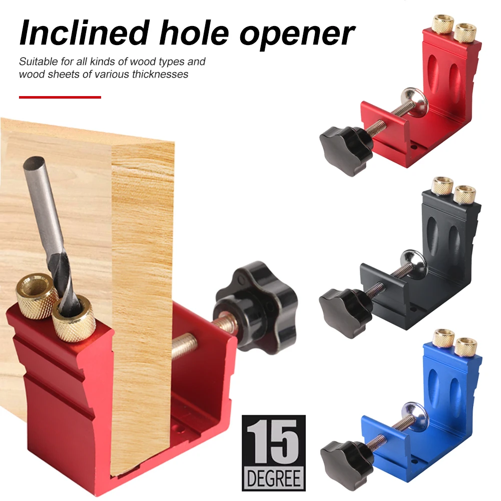 Pocket Hole Jig Kit Adjustable Joinery Screw for Woodworking Oblique Positioner with Drill Bit Screwdriver For DIY Carpentry
Pocket Hole Jig Kit Adjustable Joinery Screw for Woodworking Oblique Positioner with Drill Bit Screwdriver For DIY Carpentry
