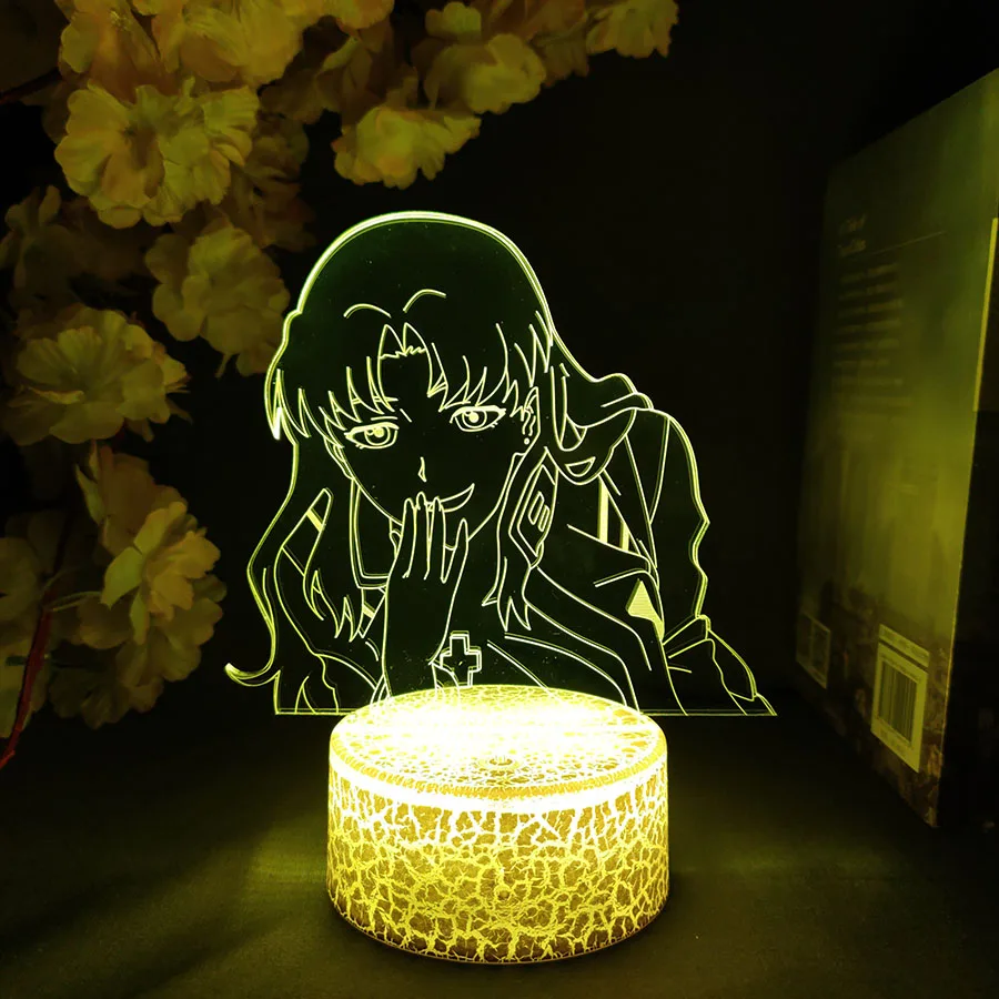 Katsuragi Misato Classical Manga EVA Figurine Night Light LED Color Changing Decorative Anime Lamp Cool Birthday Gift for Otaku
Katsuragi Misato Classical Manga EVA Figurine Night Light LED Color Changing Decorative Anime Lamp Cool Birthday Gift for Otaku