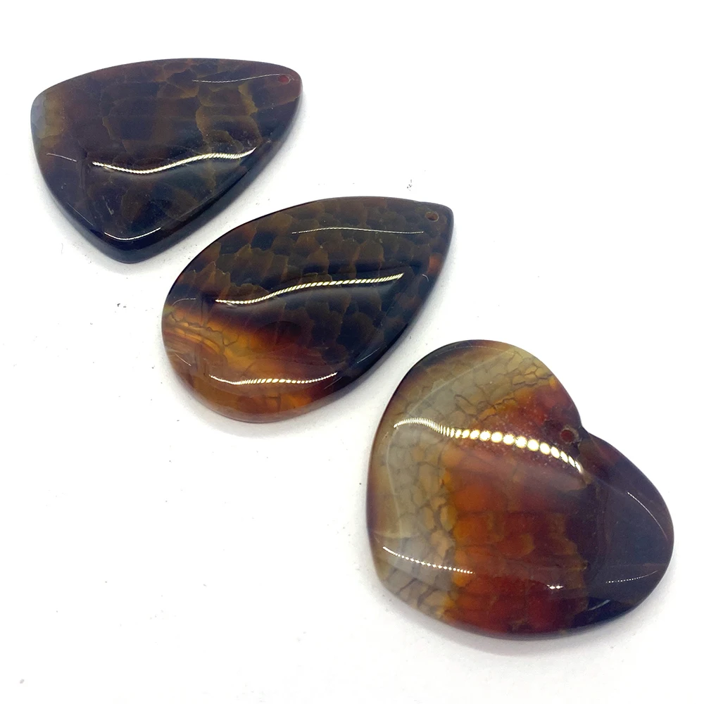 Triangle Pendants DIY 5pcs Set Dragon Pattern Agate Natural Stone Drop Shape Punch Onyx for Making Necklace Jewelry Charms
Triangle Pendants DIY 5pcs Set Dragon Pattern Agate Natural Stone Drop Shape Punch Onyx for Making Necklace Jewelry Charms