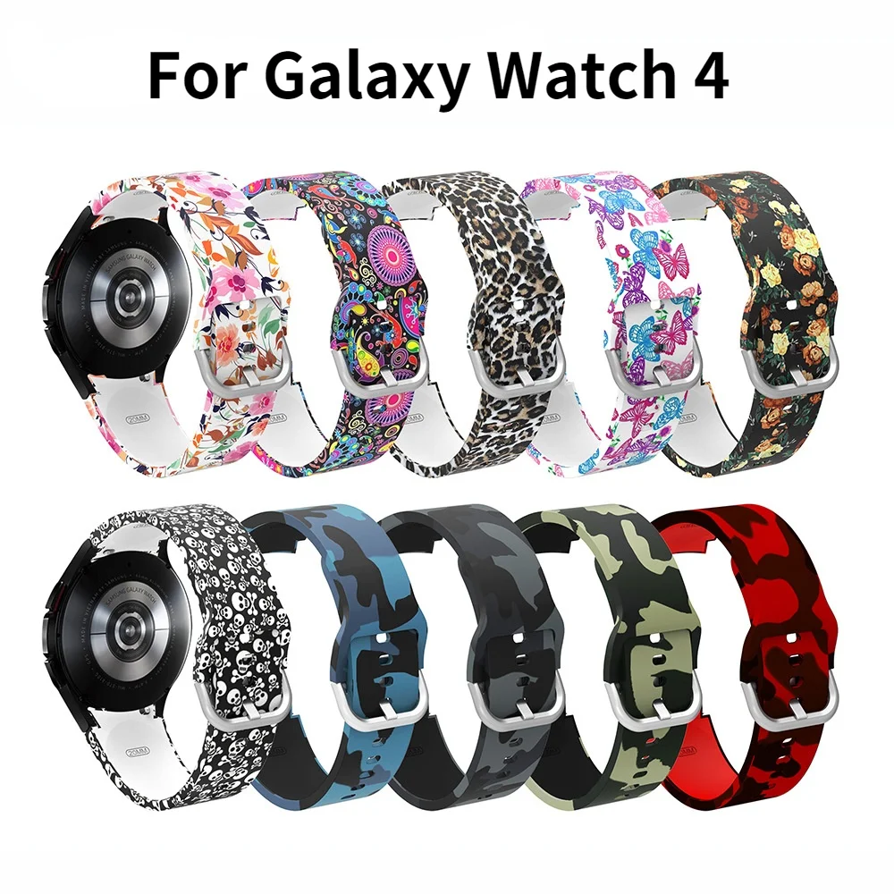 For Samsung Galaxy Watch 4 Printed Silicone Strap Classic 42mm 46mm Replace Wristband
For Samsung Galaxy Watch 4 Printed Silicone Strap Classic 42mm 46mm Replace Wristband