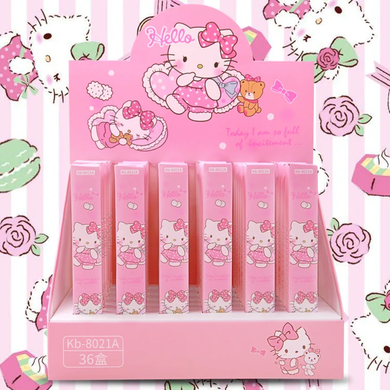 36pcs/Box Sanrio Hello Kitty Creative Cartoon 0.5mm Gel Pen Students Learning Stationery School Office Supplies Wholesale
36pcs/Box Sanrio Hello Kitty Creative Cartoon 0.5mm Gel Pen Students Learning Stationery School Office Supplies Wholesale