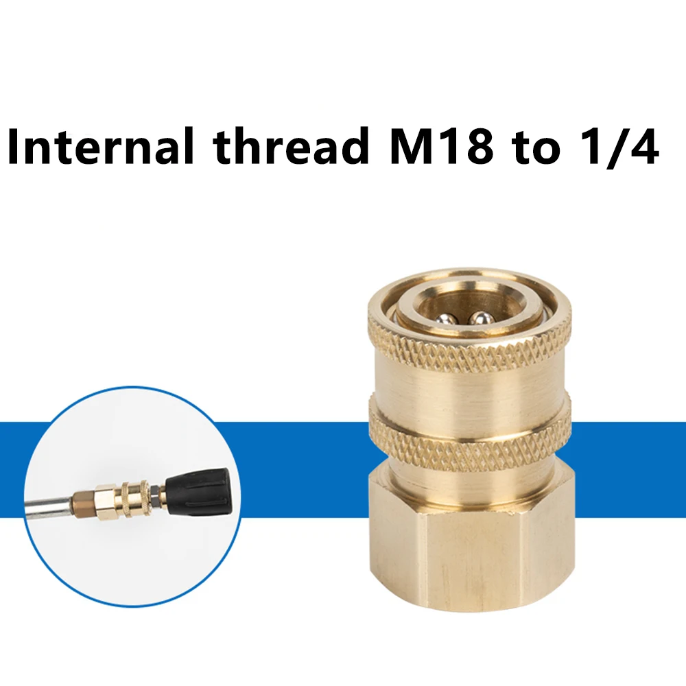 Переходник насадки для мойки высокого давления Kaikarai M18x1.5 
Переходник насадки для мойки высокого давления Kaikarai M18x1.5