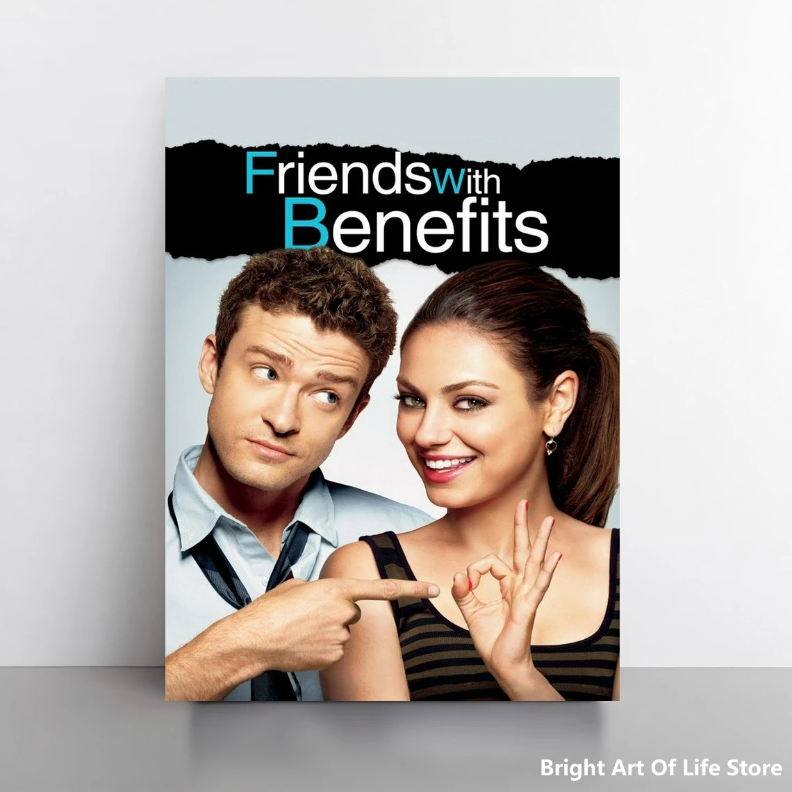 

Friends with Benefits (2011) Movie Poster Star Art Cover Photo Print (Unframed)