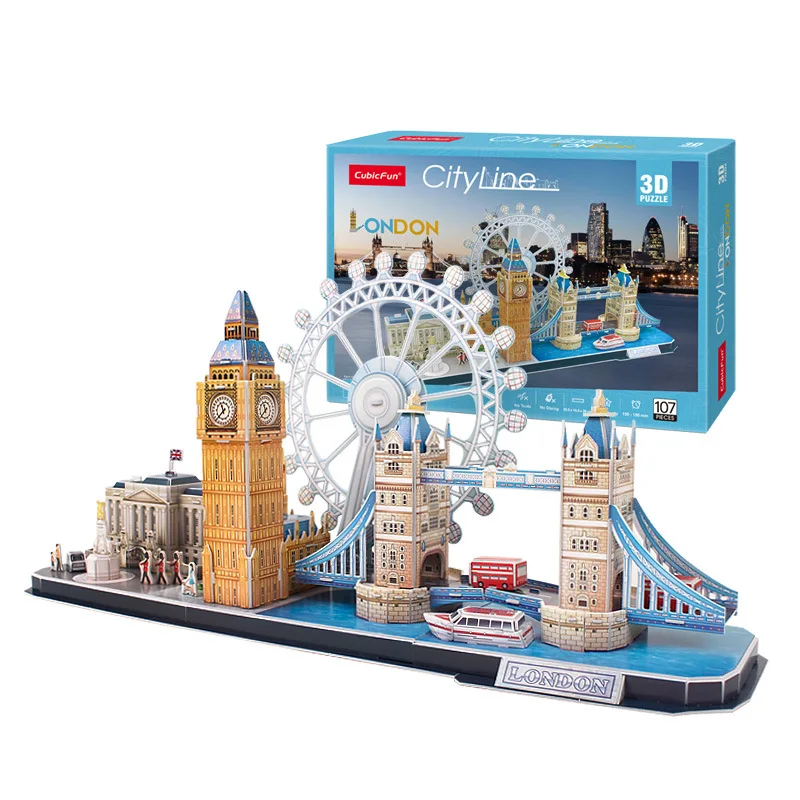 DIY children's educational puzzle toy 3d three-dimensional city London Paris New York Moscow famous building assembly model gift
DIY children's educational puzzle toy 3d three-dimensional city London Paris New York Moscow famous building assembly model gift
