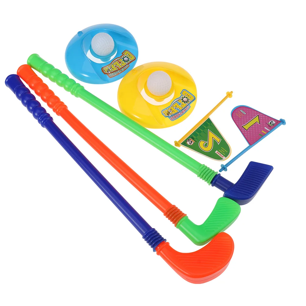 1 Set of Kids Golfs Plaything Set Funny Plastic Indoor Outdoor Practice 
1 Set of Kids Golfs Plaything Set Funny Plastic Indoor Outdoor Practice