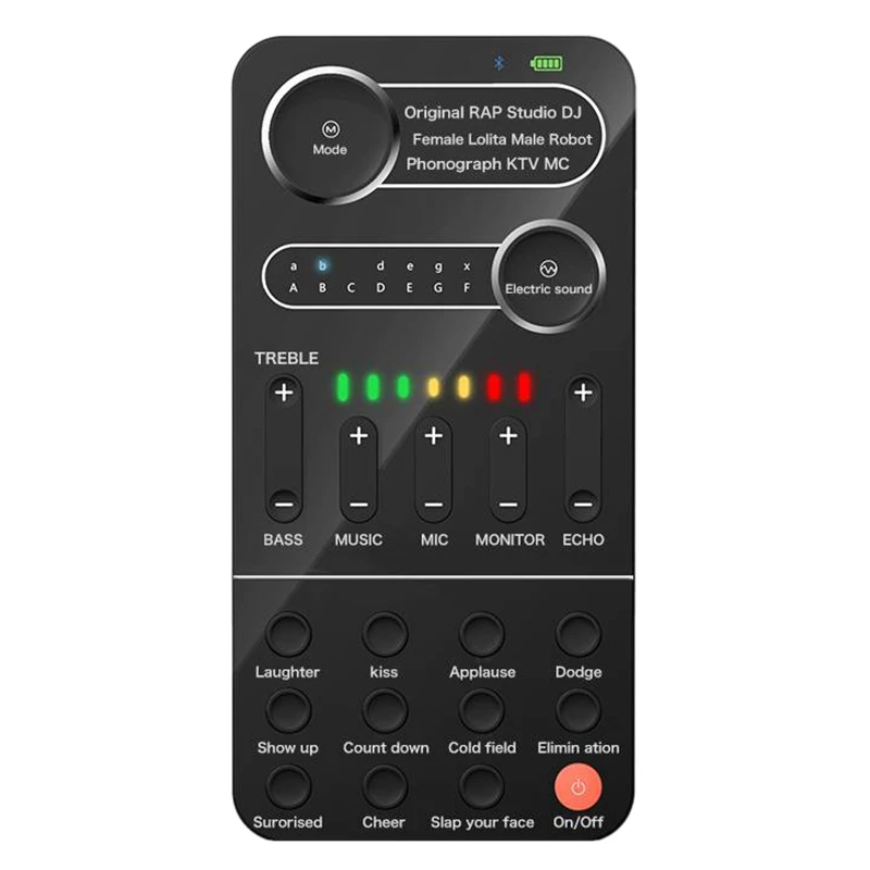 Live Sound Card, Voice Changer With Mini Microphone, Earphone, Handheld Mic Voice Changer Sound Effects Machine
Live Sound Card, Voice Changer With Mini Microphone, Earphone, Handheld Mic Voice Changer Sound Effects Machine
