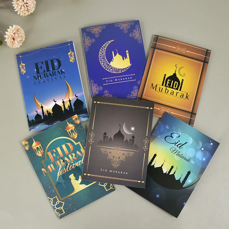 5pcs EID Mubarak Greeting Cards Ramadan Decoration For Home 2023 Islamic Muslim Festival Party Supplies Eid Al-fitr Favor
5pcs EID Mubarak Greeting Cards Ramadan Decoration For Home 2023 Islamic Muslim Festival Party Supplies Eid Al-fitr Favor