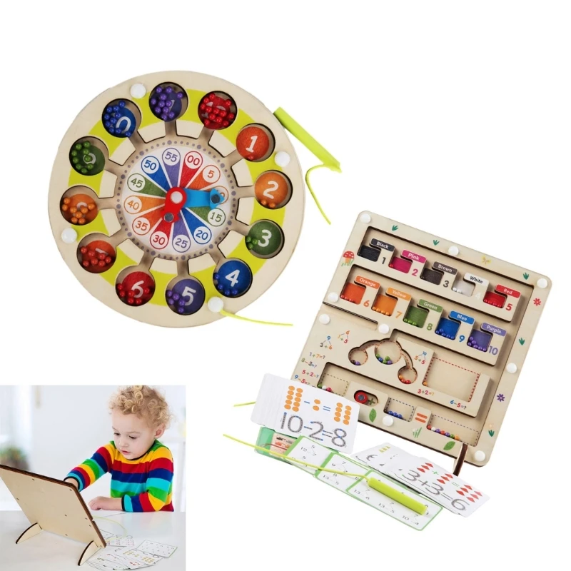 Kids Magnetic Maze Toy Interactive Maze Pen Moving Beads Maze Color Sorting Toy 
Kids Magnetic Maze Toy Interactive Maze Pen Moving Beads Maze Color Sorting Toy