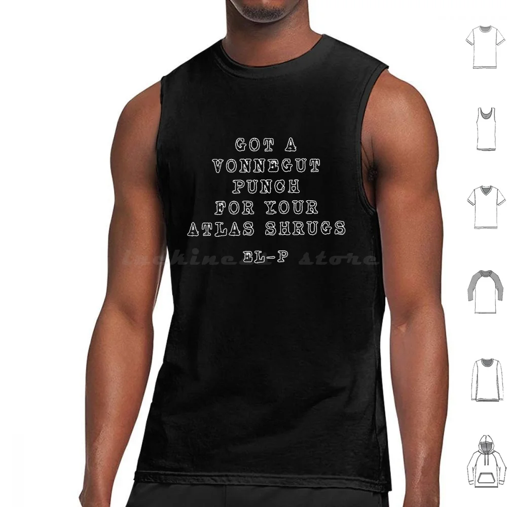 Vonnegut Punch Tank Tops Vest Sleeveless Rtj Vonnegut Punch Ayn Rand Hip Hop Lyrics El P Clever Run The Jewels Literature
Vonnegut Punch Tank Tops Vest Sleeveless Rtj Vonnegut Punch Ayn Rand Hip Hop Lyrics El P Clever Run The Jewels Literature