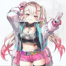 Customization:Game NIKKE The Goddess of Victory Cosplay Jackal Jacket Vest Shorts Glove Sock Accessories Sets Halloween Costumes