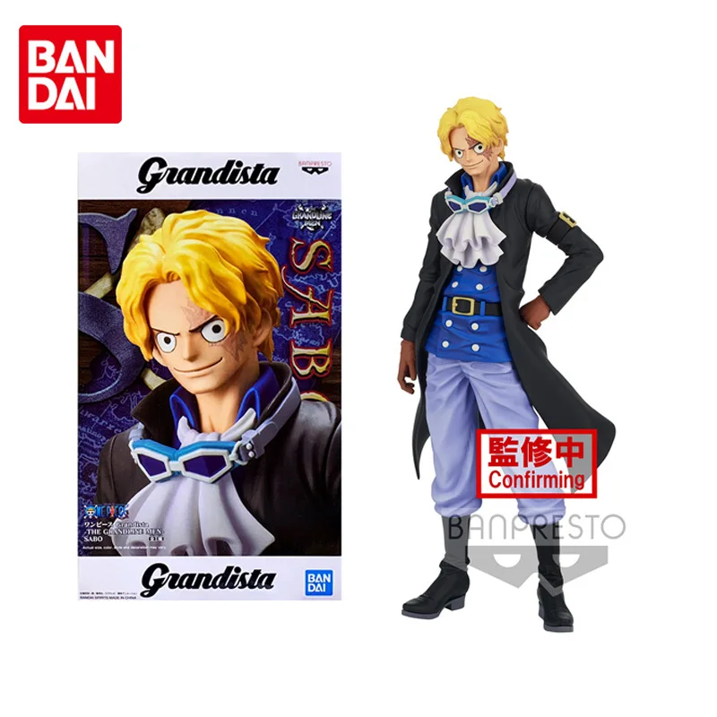 

BANDAI Genuine ONE PIECE Grandista Sabo Anime Action Figure Toys for Boys Girls Kids Children Birthday Gifts Collectible Model