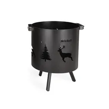 Outdoor camping wood stove portable beacon stove cast iron outdoor campfire barrel camping fire stove heating stove