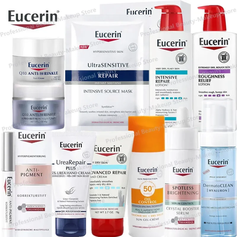 Eucerin Skin Care products SPF50+ Suncreen/Whitening Essence/Moisturizing Day Night Cream/Body Lotion/Facial Mask/Hand Cream
Eucerin Skin Care products SPF50+ Suncreen/Whitening Essence/Moisturizing Day Night Cream/Body Lotion/Facial Mask/Hand Cream