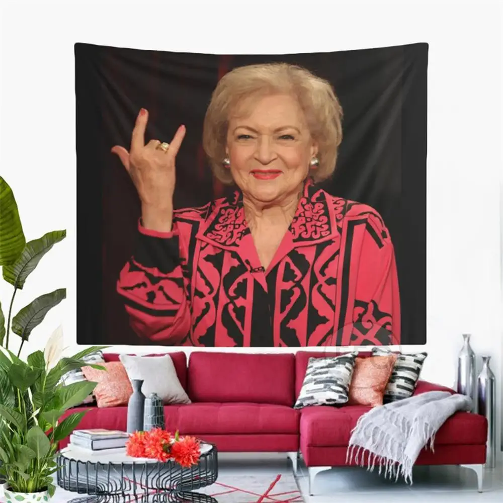 Betty White Middle Finger Wall Decor Tapestry Funny Meme Tapestry Aesthetic Room Decoration Wallpaper For Home Tapeçaria
Betty White Middle Finger Wall Decor Tapestry Funny Meme Tapestry Aesthetic Room Decoration Wallpaper For Home Tapeçaria