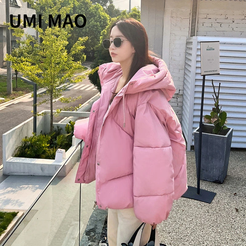 

Новинка 2022, модный короткий пуховик UMI MAO карамельных цветов, Женская Корейская версия, маленькое Стеганое пальто Y2K