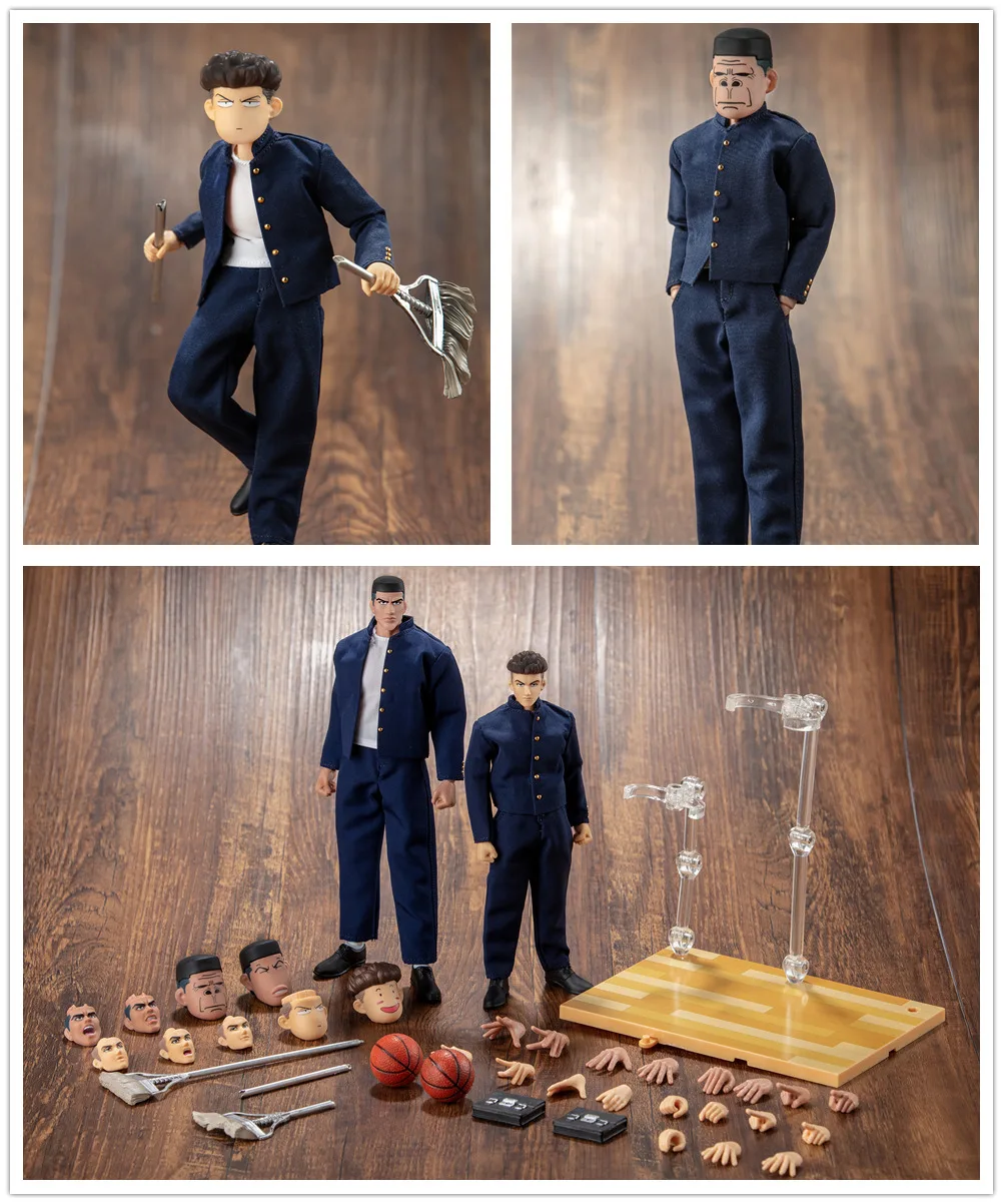 

Dasin GT model 6 inch action figure anime Slam Dunk Shohoku school uniform Miyagi Ryota Akagi Takenori ND086 *