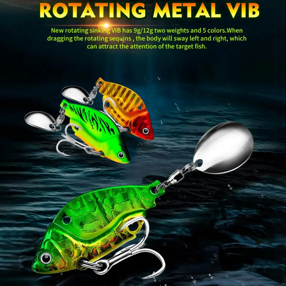 9g/12g Fishing Lures Wobble Rotating Vib Vibration Bait Winter Fishing Artificial Hard Baits Spinner Spoon Lure Fishing Tool
9g/12g Fishing Lures Wobble Rotating Vib Vibration Bait Winter Fishing Artificial Hard Baits Spinner Spoon Lure Fishing Tool