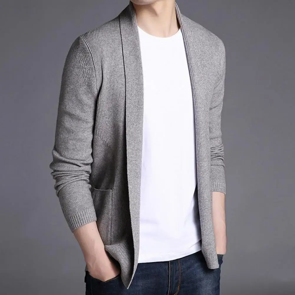 Stylish Loose Wear-resistant Men Sweater Coat Autumn Sweater Coat Anti-pilling Patch Pocket
Stylish Loose Wear-resistant Men Sweater Coat Autumn Sweater Coat Anti-pilling Patch Pocket