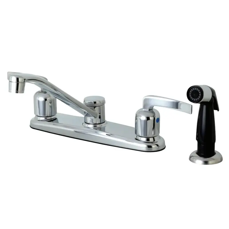 FB112EFL Centurion 8-Inch Centerset Kitchen Faucet with Sprayer, Polished Chrome
FB112EFL Centurion 8-Inch Centerset Kitchen Faucet with Sprayer, Polished Chrome
