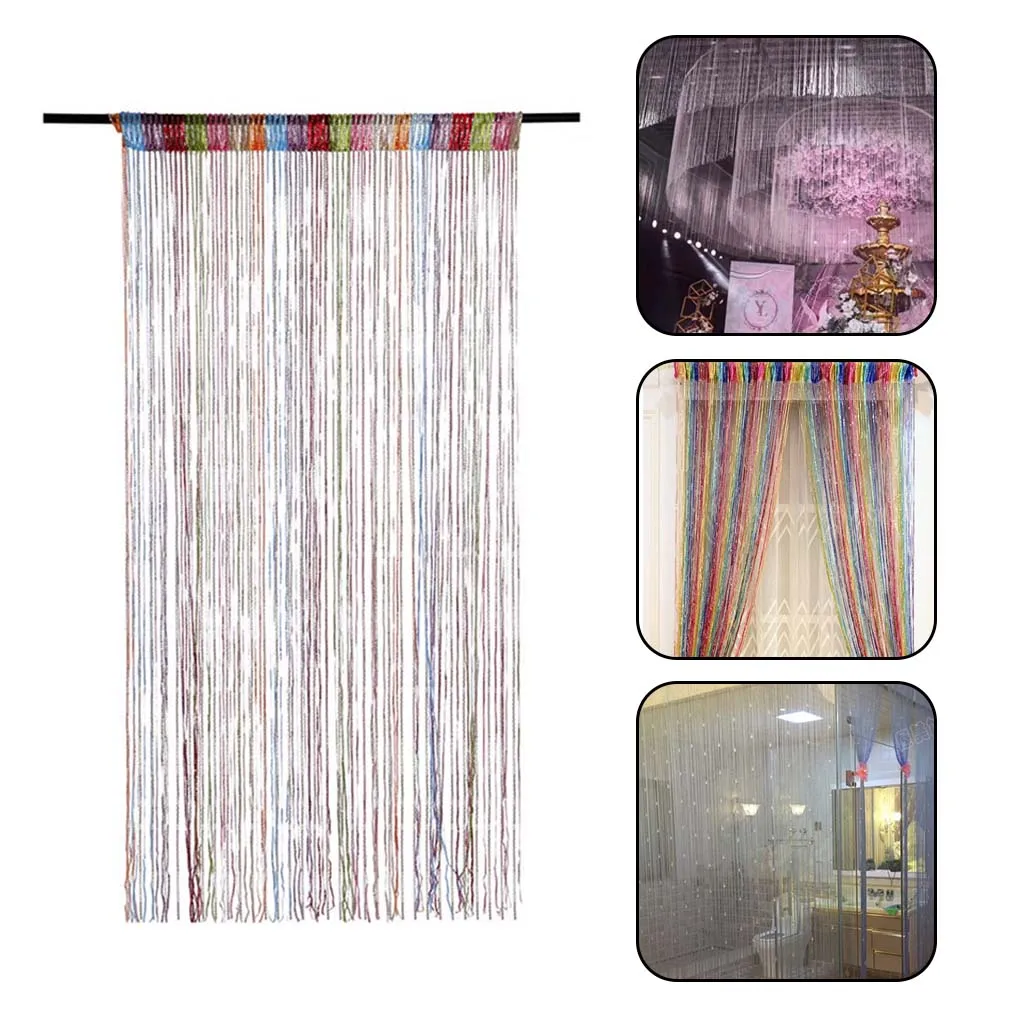 String Door Curtain Fly Insect Screen Doorway Divider Window Tassel Braided Polyester Curtain Drape
String Door Curtain Fly Insect Screen Doorway Divider Window Tassel Braided Polyester Curtain Drape