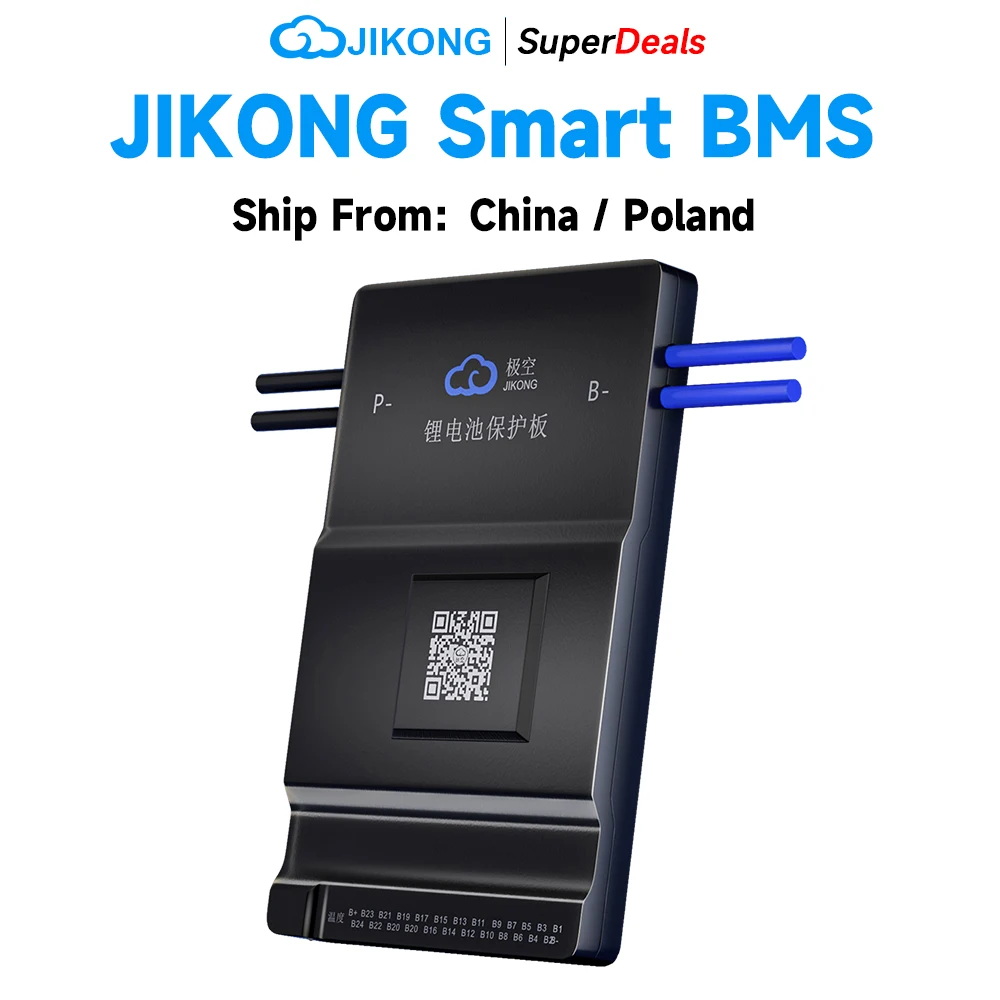 

JK BMS Smart Active Balance 0.6A~2A Current with BT RS485 CAN 4S~24S LifePo4 Li-ion Lithium 18650 Battery 200A Smart JIKONG BMS