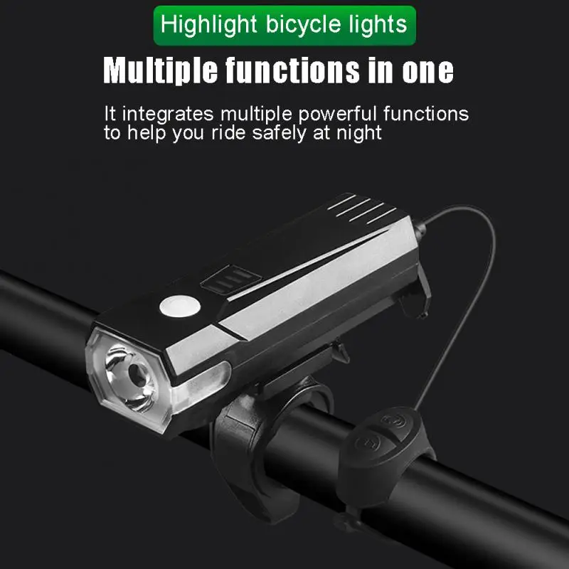 1800 MAh Bicycle Light Front USB Rechargeable 120db Bike Horn Light MTB Headlight Riding Flashlight Lantern Cycling Accessories
1800 MAh Bicycle Light Front USB Rechargeable 120db Bike Horn Light MTB Headlight Riding Flashlight Lantern Cycling Accessories
