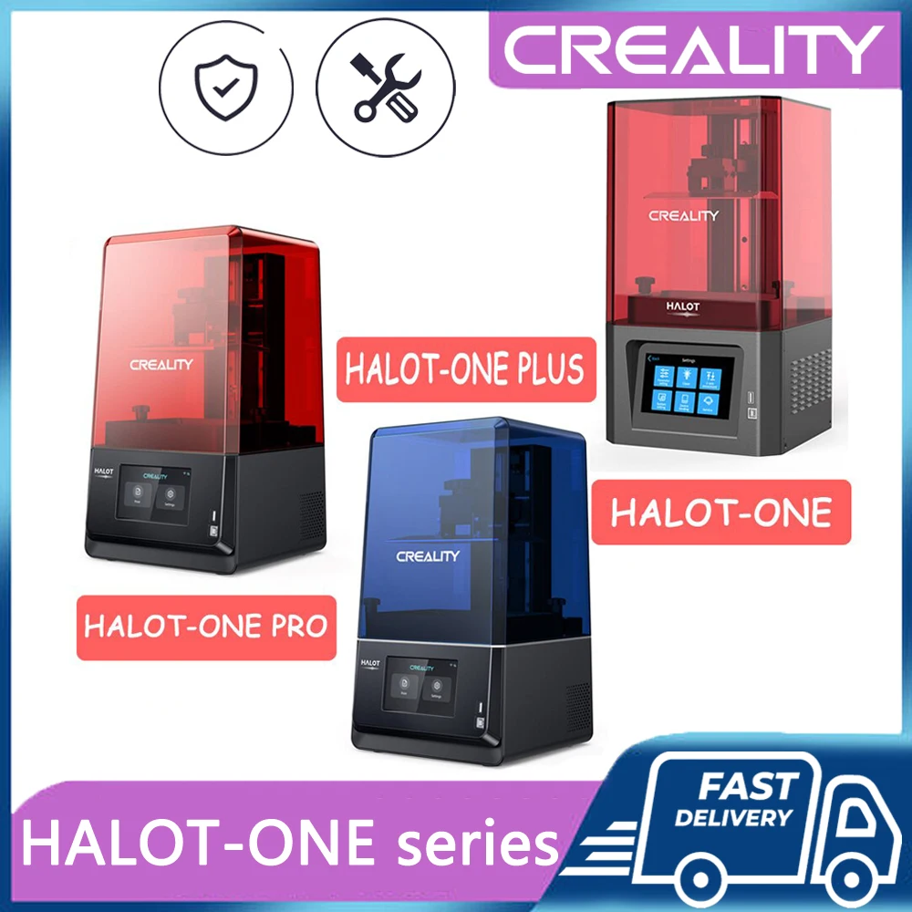 Creality HALOT-ONE/HALOT-ONE PRO/HALOT-ONE PLUS Photocuring Resin 3D LCD Printer Integral Light Source With Auto-leveling
Creality HALOT-ONE/HALOT-ONE PRO/HALOT-ONE PLUS Photocuring Resin 3D LCD Printer Integral Light Source With Auto-leveling