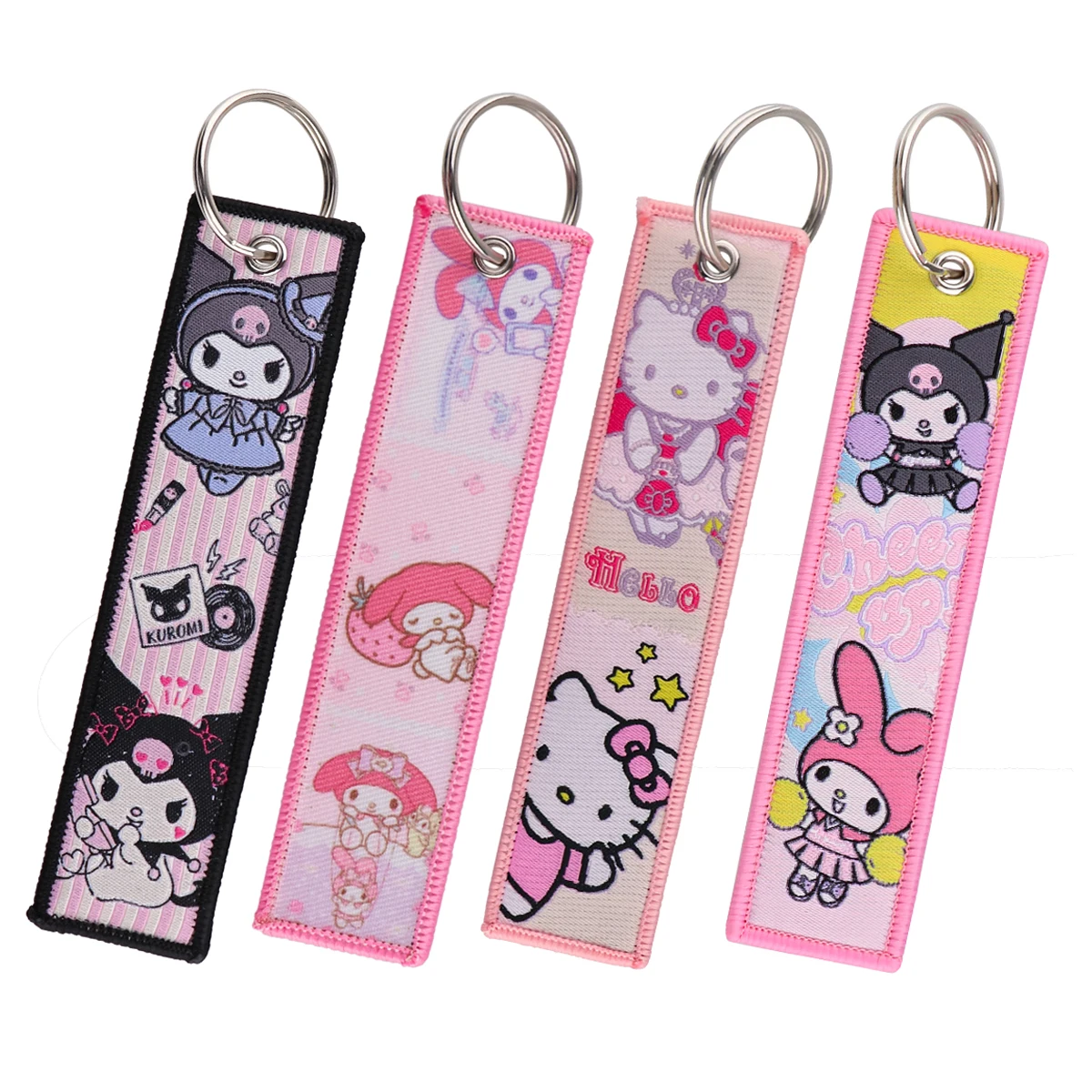 Cute Cartoon Cat Keychain for Motorcycles Key Ring Embroidery Key Tag Key Fobs Holder Chaveiro Backpack Accessories Gifts
Cute Cartoon Cat Keychain for Motorcycles Key Ring Embroidery Key Tag Key Fobs Holder Chaveiro Backpack Accessories Gifts