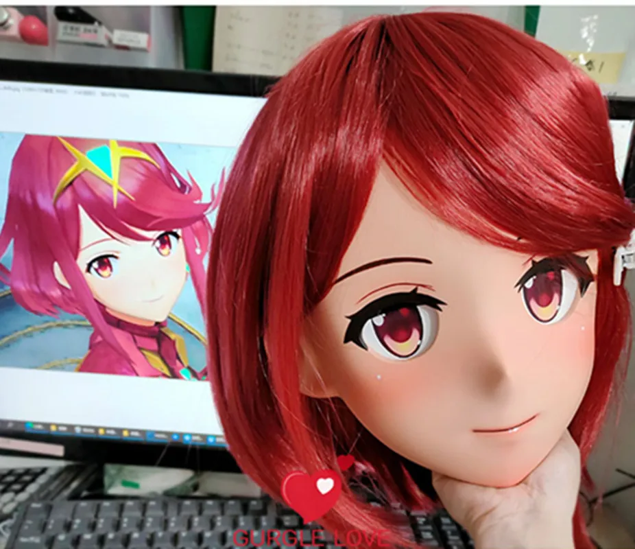 (GL53)Custom Character Resin Half Head Crossdress Cosplay Japanese Game Xenoblade Chronicles Pyra Homura Kigurumi Mask
(GL53)Custom Character Resin Half Head Crossdress Cosplay Japanese Game Xenoblade Chronicles Pyra Homura Kigurumi Mask
