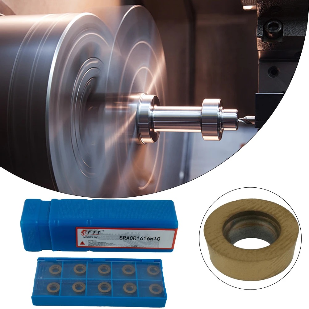 SRACR1616H10 RCMT10T3MO Insert Accessories Alloy Steel Blades Carving Cutting Lathe External Set Trimming 12 Pcs
SRACR1616H10 RCMT10T3MO Insert Accessories Alloy Steel Blades Carving Cutting Lathe External Set Trimming 12 Pcs