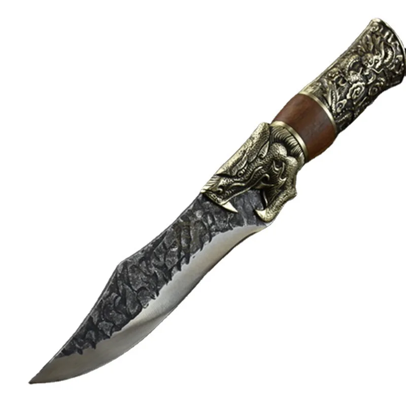 

Нож для косточек Chivalry полностью медный нож для резьбы по дереву «Императорский дракон» набор из четырех частей нож для разделения изысканн...