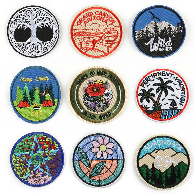30pcs/Lot Round Embroidery Patch Letter Strange Thing Camp Wild Mount Bonfire Tent Flower Coconut Clothing Decoration Accessory
30pcs/Lot Round Embroidery Patch Letter Strange Thing Camp Wild Mount Bonfire Tent Flower Coconut Clothing Decoration Accessory