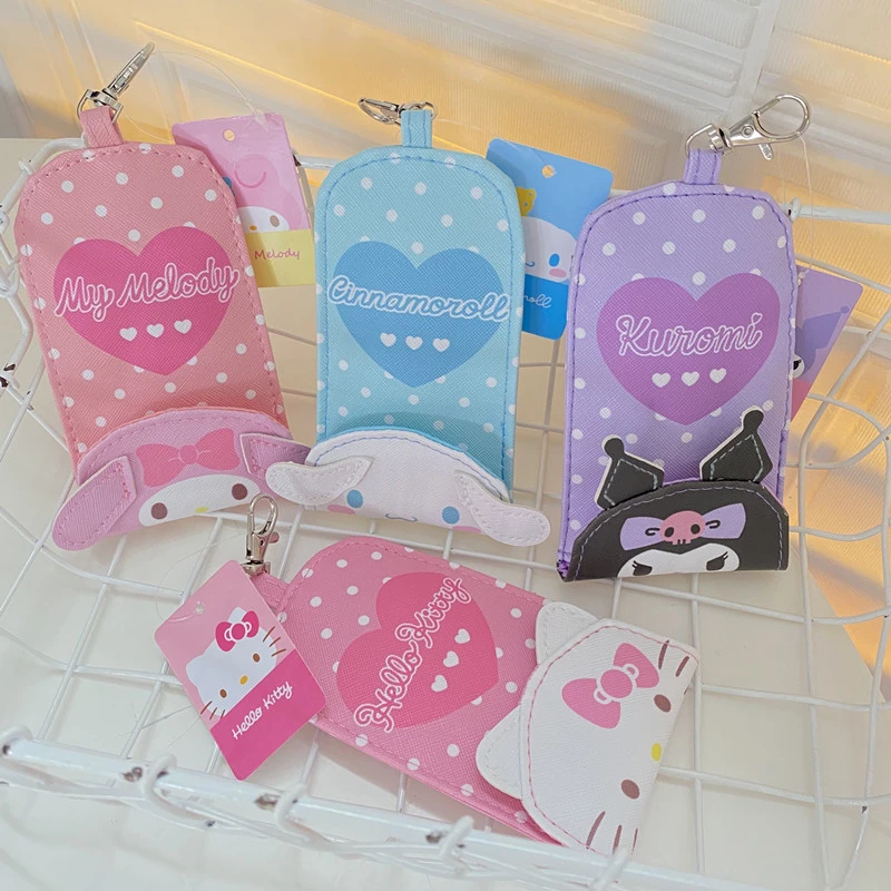 Sanrio Kawaii Hello Kitty Key Chain Anime New Cinnamoroll Card Bag PU Elastic Key Set Cartoon Small Bag Pendant Cute Gift
Sanrio Kawaii Hello Kitty Key Chain Anime New Cinnamoroll Card Bag PU Elastic Key Set Cartoon Small Bag Pendant Cute Gift