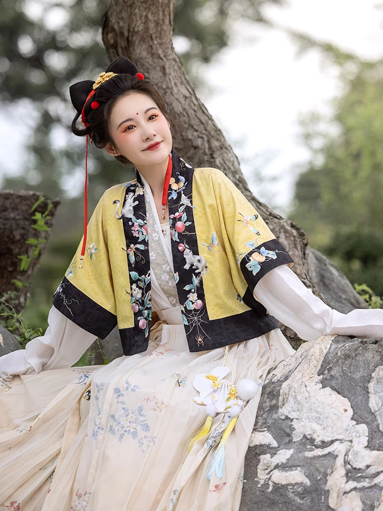 Tong Guan оригинальный дизайн Hanfu осенний Новый продукт рукав журавля Дыня кошка бабочка вышивка Hanfu для женщин Китайский традиционный
Tong Guan оригинальный дизайн Hanfu осенний Новый продукт рукав журавля Дыня кошка бабочка вышивка Hanfu для женщин Китайский традиционный