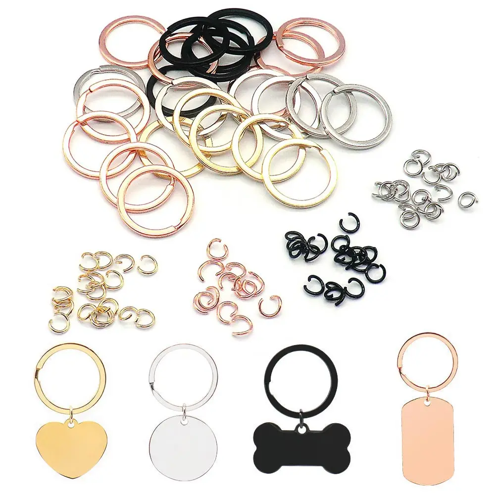 100Pcs Key Chain Key Ring Round Flat Line Pet Collar Keychain Holder For Jewelry ID Tag Making Wholesale DIY Day Gift Accessorie
100Pcs Key Chain Key Ring Round Flat Line Pet Collar Keychain Holder For Jewelry ID Tag Making Wholesale DIY Day Gift Accessorie
