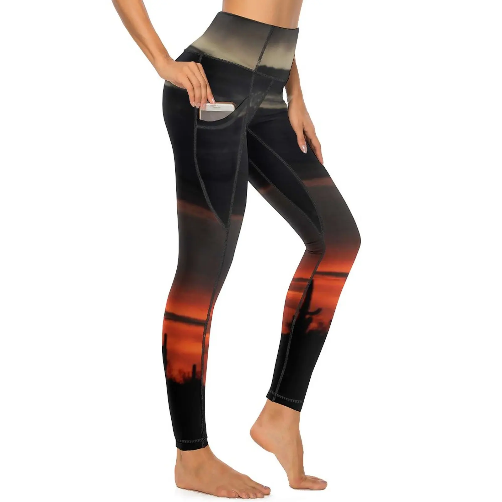 Desert Landscape Leggings Dark Clouds and Cactus Workout Gym Yoga Pants Women Elastic Sports Tights Stretchy Custom Yoga Legging
Desert Landscape Leggings Dark Clouds and Cactus Workout Gym Yoga Pants Women Elastic Sports Tights Stretchy Custom Yoga Legging