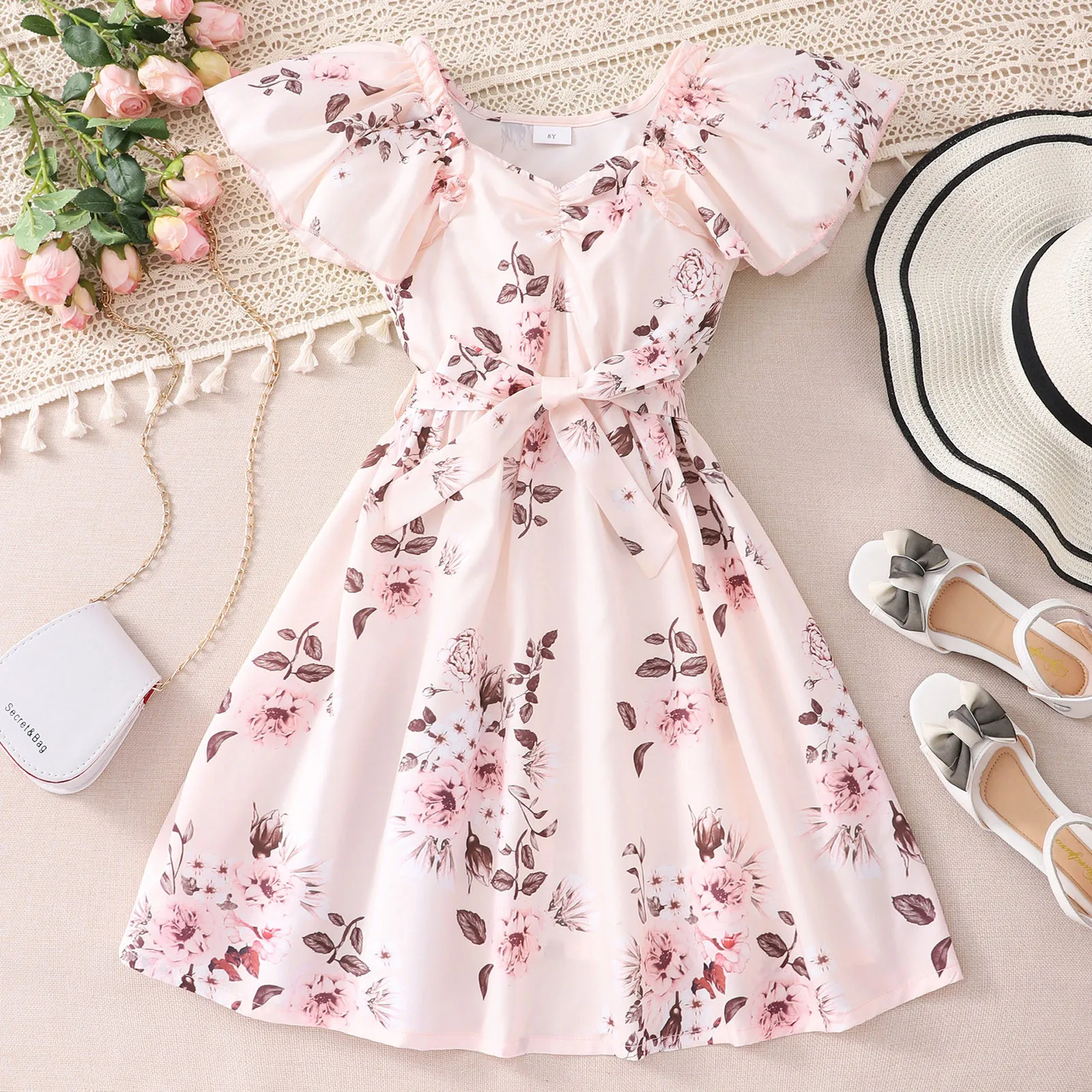 Children Girls Princess Summer Dresses Floral Print Kids Clothes Ruffles Sleeveless Girls Dresses 7 to 11 Years Beach Sundress
Children Girls Princess Summer Dresses Floral Print Kids Clothes Ruffles Sleeveless Girls Dresses 7 to 11 Years Beach Sundress