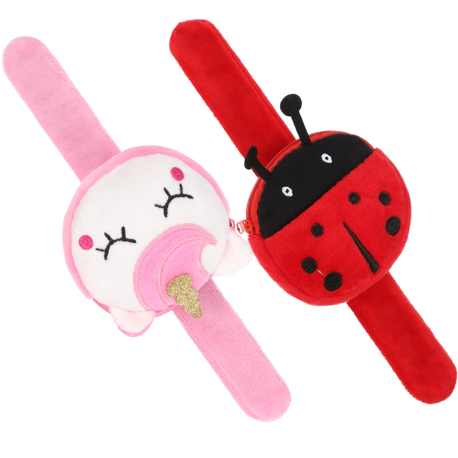 2 Pcs Ring Coin Purse Slap Bracelet Small Stuffed Animals Bracelets Couple Party Favors Papa Circle Snap Kids Ladybug
2 Pcs Ring Coin Purse Slap Bracelet Small Stuffed Animals Bracelets Couple Party Favors Papa Circle Snap Kids Ladybug
