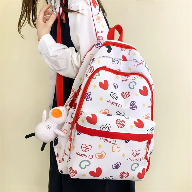 Fashion Waterproof Girl Bookbag Nylon Kawaii Rucksack Teenager Shool Mochila Women Travel Bag College Laptop Backpack
Fashion Waterproof Girl Bookbag Nylon Kawaii Rucksack Teenager Shool Mochila Women Travel Bag College Laptop Backpack