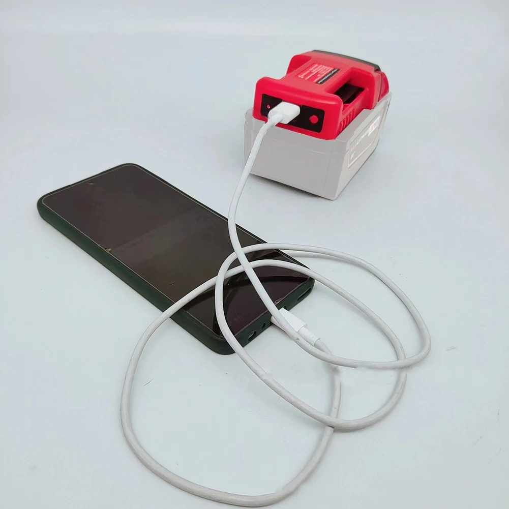 Удобный USB-адаптер для зарядки аккумулятора 18 в, интерфейс быстрой зарядки Type-C, надежный и прочный материал ABS + PC
Удобный USB-адаптер для зарядки аккумулятора 18 в, интерфейс быстрой зарядки Type-C, надежный и прочный материал ABS + PC