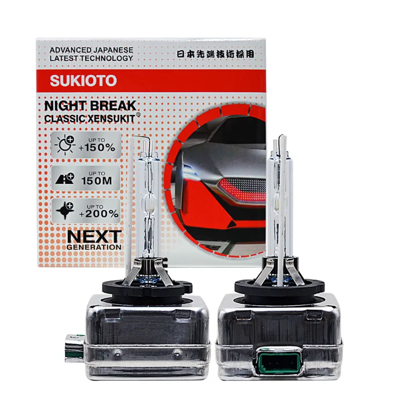 2PCS SUKIOTO CLASSIC XENSUKIT D3S 6000K Xenon HID Repcement Bulb White Metal Base 55W 4300K Car Headlight Lamps 66340 HeadLight
2PCS SUKIOTO CLASSIC XENSUKIT D3S 6000K Xenon HID Repcement Bulb White Metal Base 55W 4300K Car Headlight Lamps 66340 HeadLight
