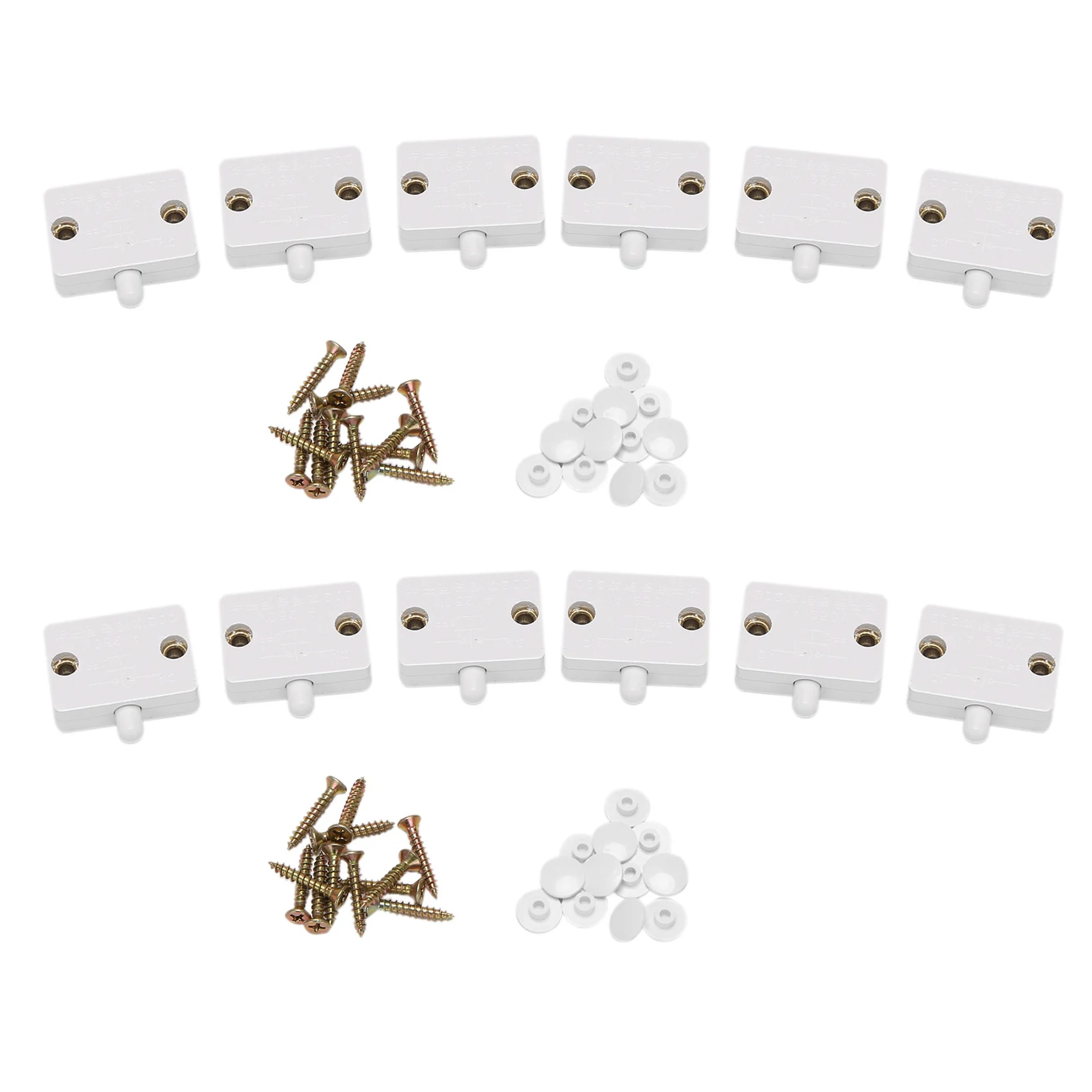12Pcs Door LED Switch for Closet Light Normally Closed Cabinet Electrical Lamp Switches for Closet Pantry Cabinet White
12Pcs Door LED Switch for Closet Light Normally Closed Cabinet Electrical Lamp Switches for Closet Pantry Cabinet White