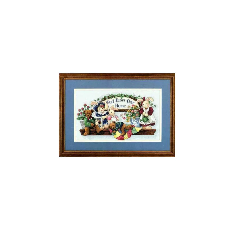 MM cross stitch kits Beautiful Counted Cross Stitch Kit God Bless Our Home Teddy Bear Bears Family Club dim 03888 3888
MM cross stitch kits Beautiful Counted Cross Stitch Kit God Bless Our Home Teddy Bear Bears Family Club dim 03888 3888