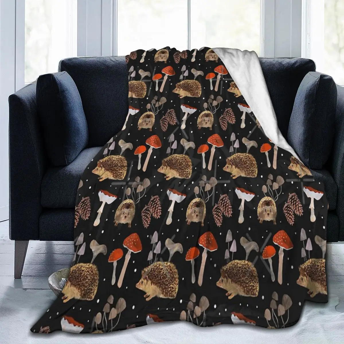 Hedgehogs And Mushrooms Blanket, Facecloth Blanket Blanket Cute Style ValentineS Day Birthday Gift Blanket Customizable
Hedgehogs And Mushrooms Blanket, Facecloth Blanket Blanket Cute Style ValentineS Day Birthday Gift Blanket Customizable