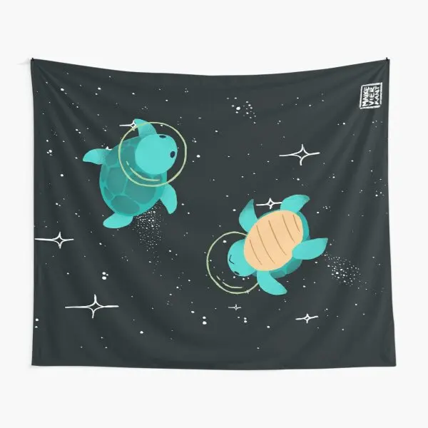 

Space Turtles Tapestry Towel Mat Hanging Printed Bedroom Room Living Colored Bedspread Decor Blanket Travel Decoration Wall