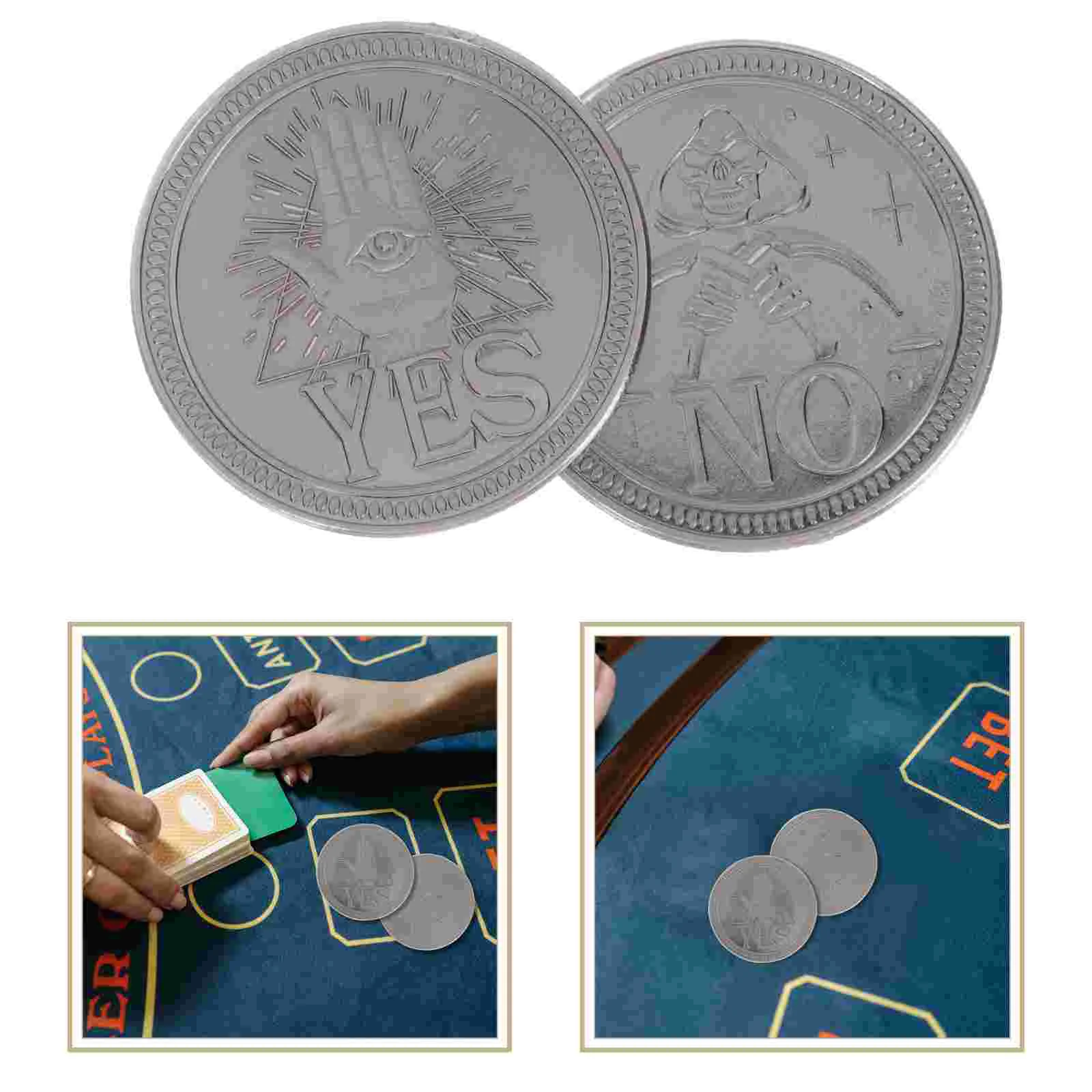 2 Pcs Lucky Coin Decision Decorative Souvenir Coins Delicate Flipping Meaningful Challenge Decorate Artwork Iron
2 Pcs Lucky Coin Decision Decorative Souvenir Coins Delicate Flipping Meaningful Challenge Decorate Artwork Iron