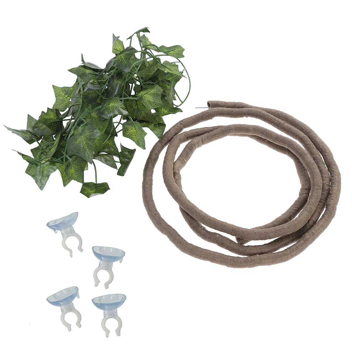 Reptile Vines Flexible Reptile Leaves with Suction Cup Jungle Climber Long Vines Habitat Decor for Climbing Lizards Terrarium
Reptile Vines Flexible Reptile Leaves with Suction Cup Jungle Climber Long Vines Habitat Decor for Climbing Lizards Terrarium