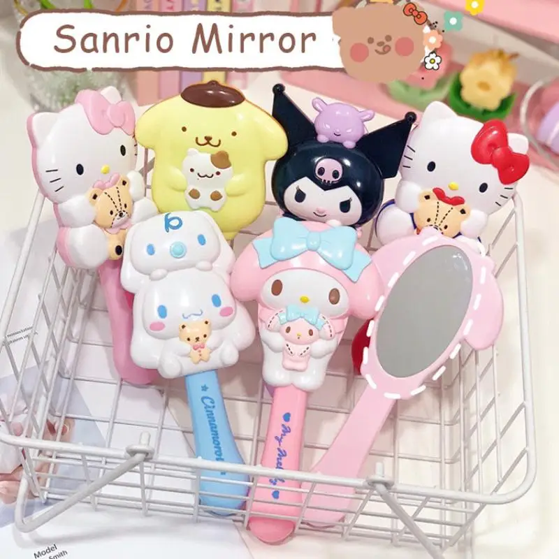 Новинка Kawaii Sanrio Hellokitty Kuromi Mymelody Cinnamoroll pompurin массажное зеркало подушка безопасности Расческа Антистатические Подарочные игрушки для девочек
Новинка Kawaii Sanrio Hellokitty Kuromi Mymelody Cinnamoroll pompurin массажное зеркало подушка безопасности Расческа Антистатические Подарочные игрушки для девочек