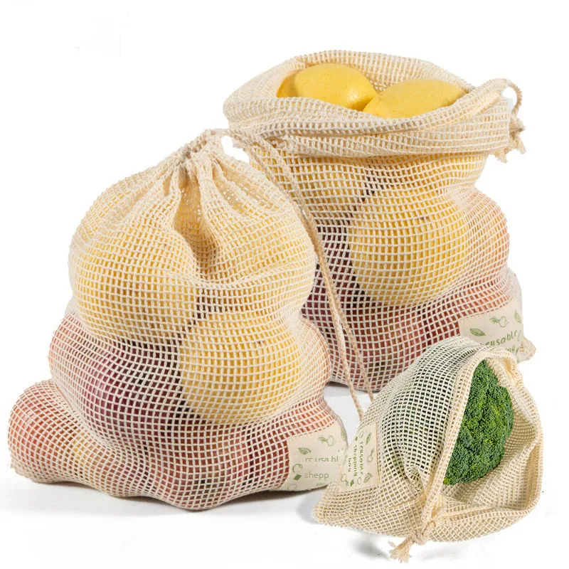Kitchen Food Tote Eco Bag Fruit Vegetable Storage Bolsas Organizing Jelly Net Cotton Bag Shopping Reusable Bags To Pack Products
Kitchen Food Tote Eco Bag Fruit Vegetable Storage Bolsas Organizing Jelly Net Cotton Bag Shopping Reusable Bags To Pack Products