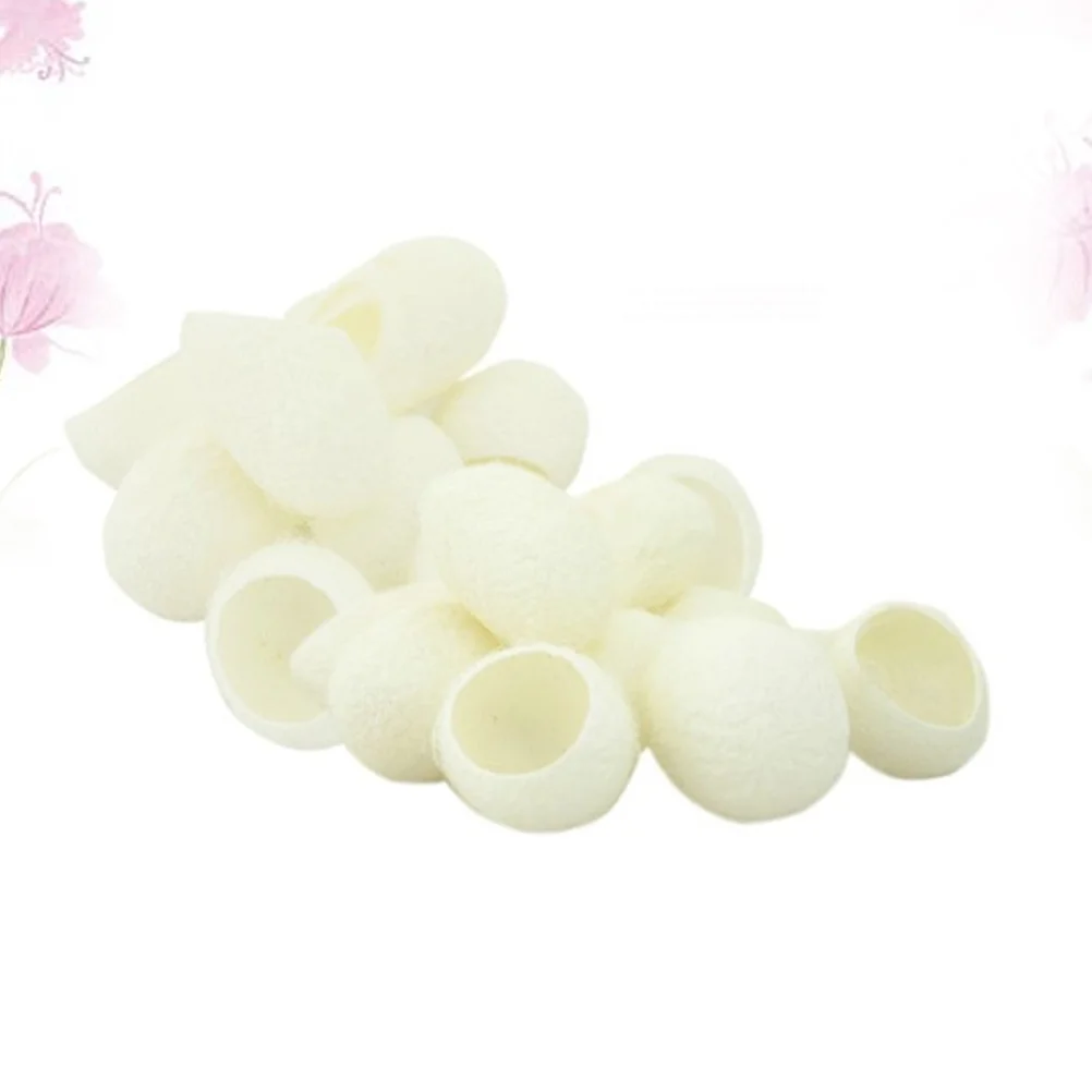 200PCS Natural Silk Cocoons Natural Silkworm Scrub Facial Cleanser Balls Silkworm Finger Rub Facial Cleaning Balls
200PCS Natural Silk Cocoons Natural Silkworm Scrub Facial Cleanser Balls Silkworm Finger Rub Facial Cleaning Balls